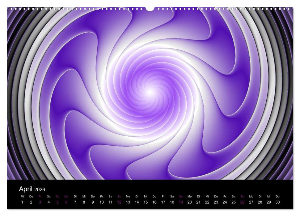 Die Farbe Lila (CALVENDO Wandkalender 2026)