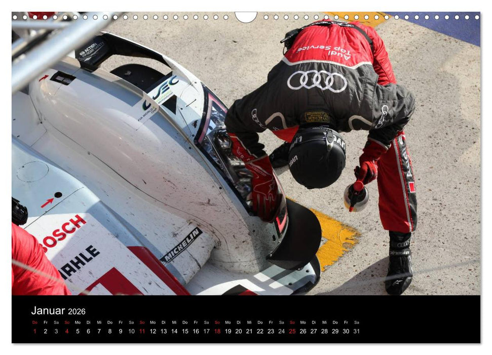 24 Stunden in Le Mans (CALVENDO Wandkalender 2026)