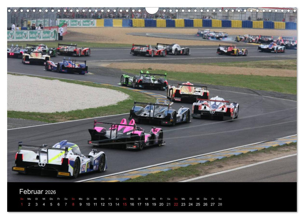 24 Stunden in Le Mans (CALVENDO Wandkalender 2026)