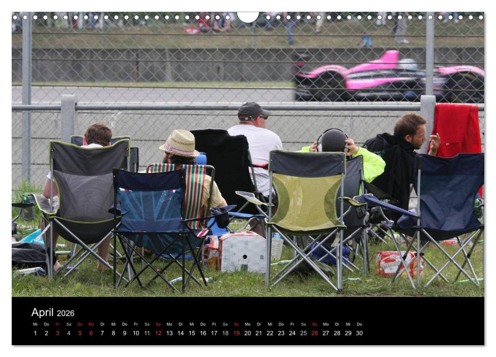 24 Stunden in Le Mans (CALVENDO Wandkalender 2026)