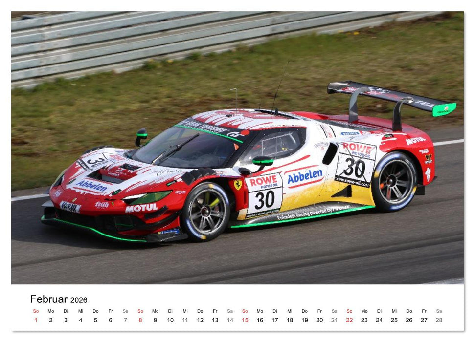 VLN Langstrecken Meisterschaft (CALVENDO Premium Wandkalender 2026)