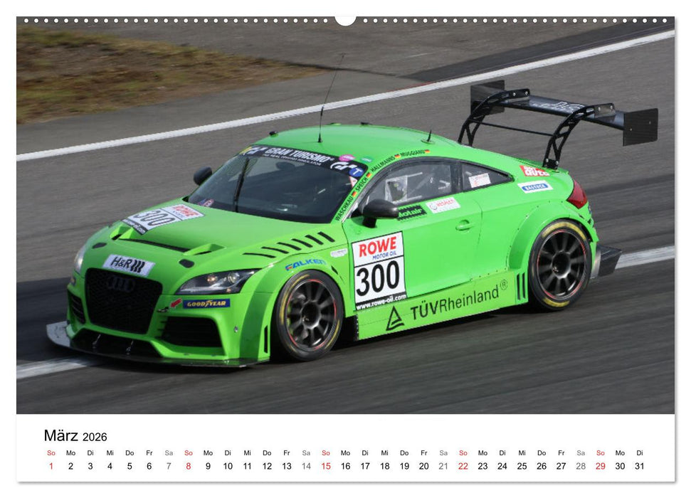 VLN Langstrecken Meisterschaft (CALVENDO Premium Wandkalender 2026)