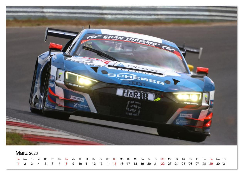 VLN Langstrecken Meisterschaft (CALVENDO Premium Wandkalender 2026)