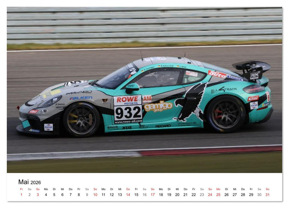 VLN Langstrecken Meisterschaft (CALVENDO Premium Wandkalender 2026)