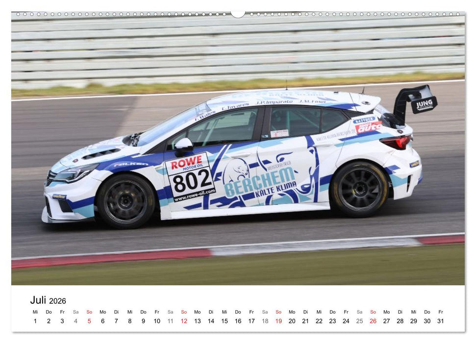 VLN Langstrecken Meisterschaft (CALVENDO Premium Wandkalender 2026)