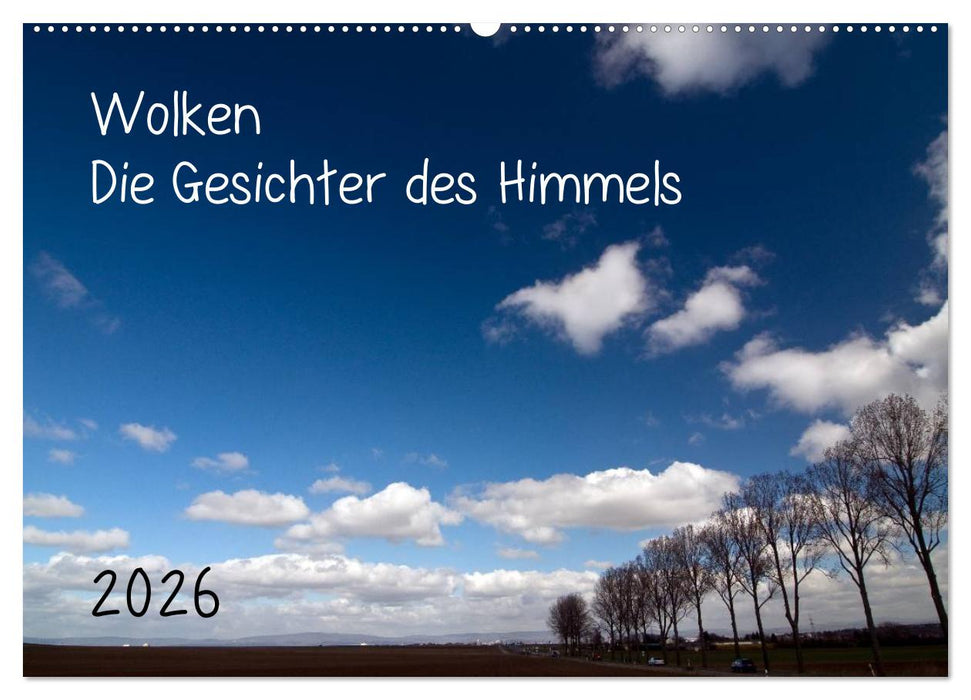 Wolken - Die Gesichter des Himmels (CALVENDO Wandkalender 2026)