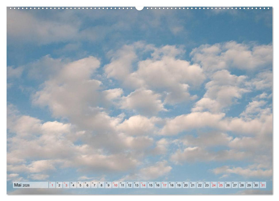 Wolken - Die Gesichter des Himmels (CALVENDO Wandkalender 2026)