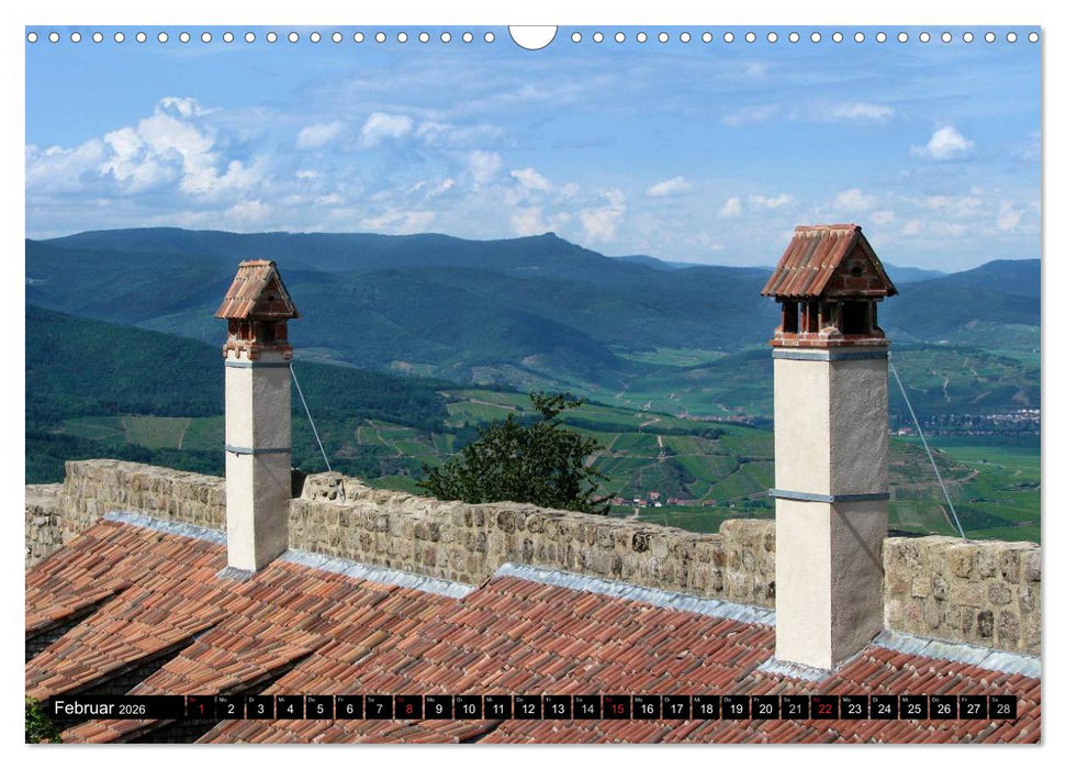Unterwegs im Elsass (CALVENDO Wandkalender 2026)