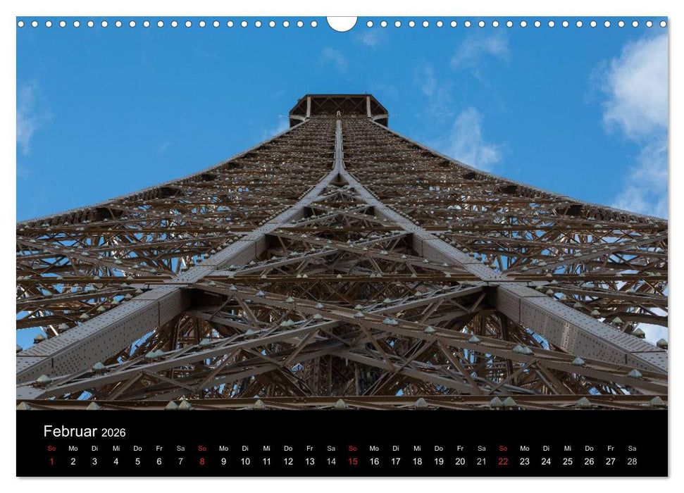 Eiffel Tower – Tour Eiffel – Eiffelturm – Paris 2026 (CALVENDO Wandkalender 2026)
