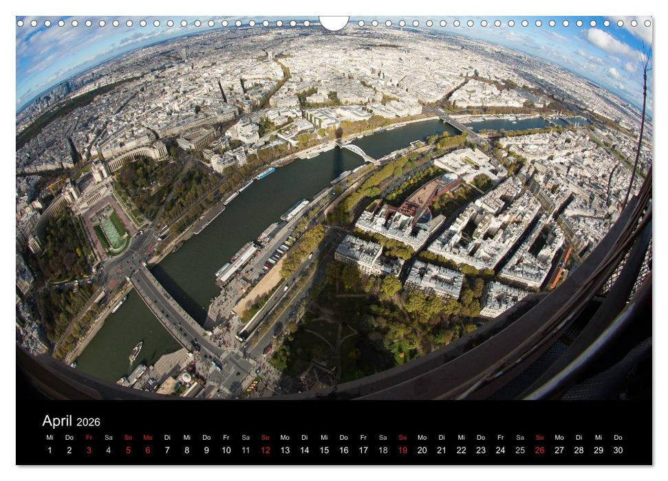 Eiffel Tower – Tour Eiffel – Eiffelturm – Paris 2026 (CALVENDO Wandkalender 2026)