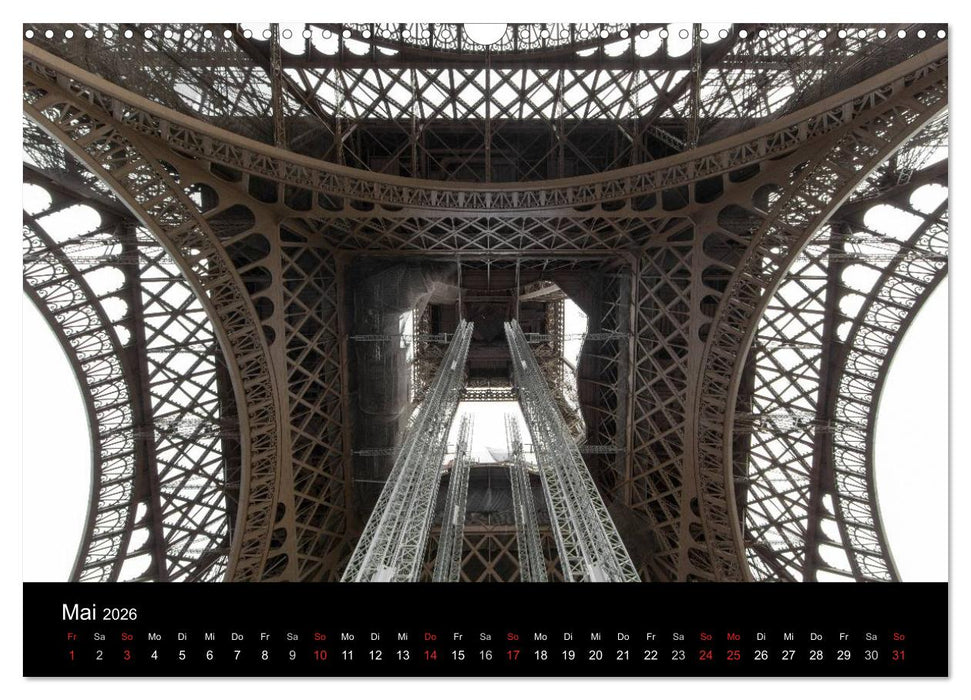 Eiffel Tower – Tour Eiffel – Eiffelturm – Paris 2026 (CALVENDO Wandkalender 2026)