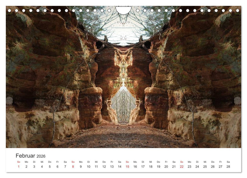 Spiegelwelten - Natur anders sehen (CALVENDO Wandkalender 2026)