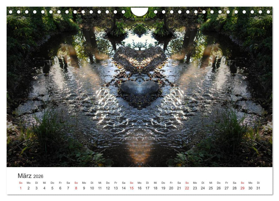 Spiegelwelten - Natur anders sehen (CALVENDO Wandkalender 2026)