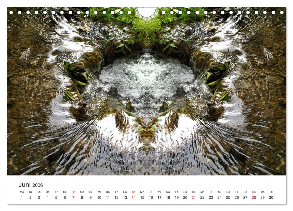 Spiegelwelten - Natur anders sehen (CALVENDO Wandkalender 2026)