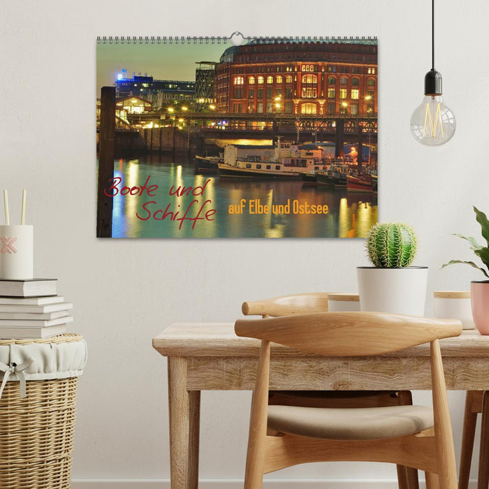 Boote und Schiffe auf Elbe und Ostsee (CALVENDO Wandkalender 2026)