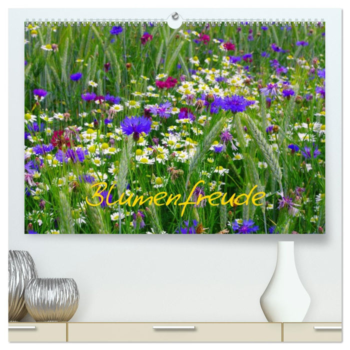 Blumenfreude (CALVENDO Premium Wandkalender 2026)