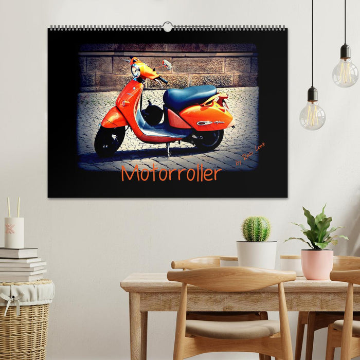 Motorroller (CALVENDO Wandkalender 2026)