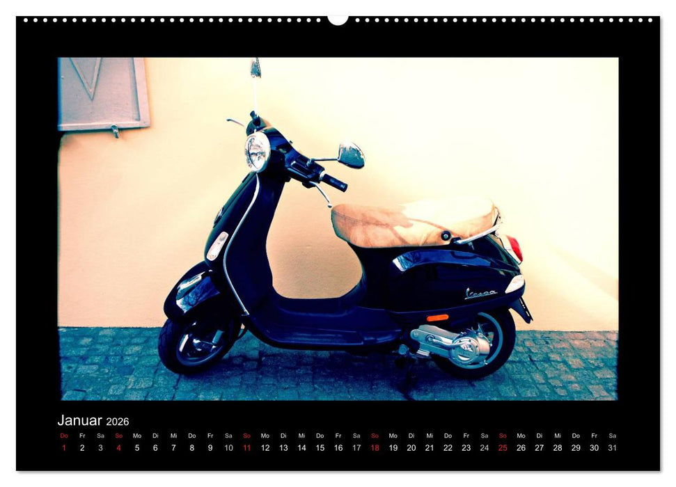 Motorroller (CALVENDO Wandkalender 2026)