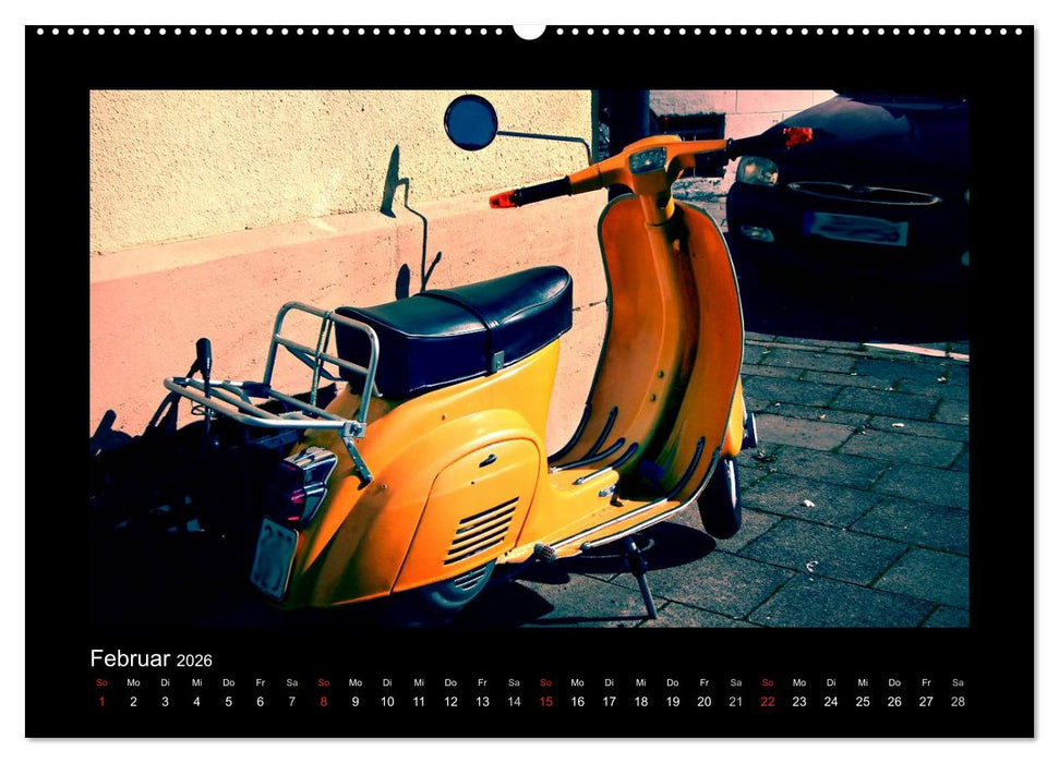Motorroller (CALVENDO Wandkalender 2026)