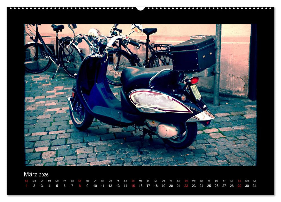 Motorroller (CALVENDO Wandkalender 2026)