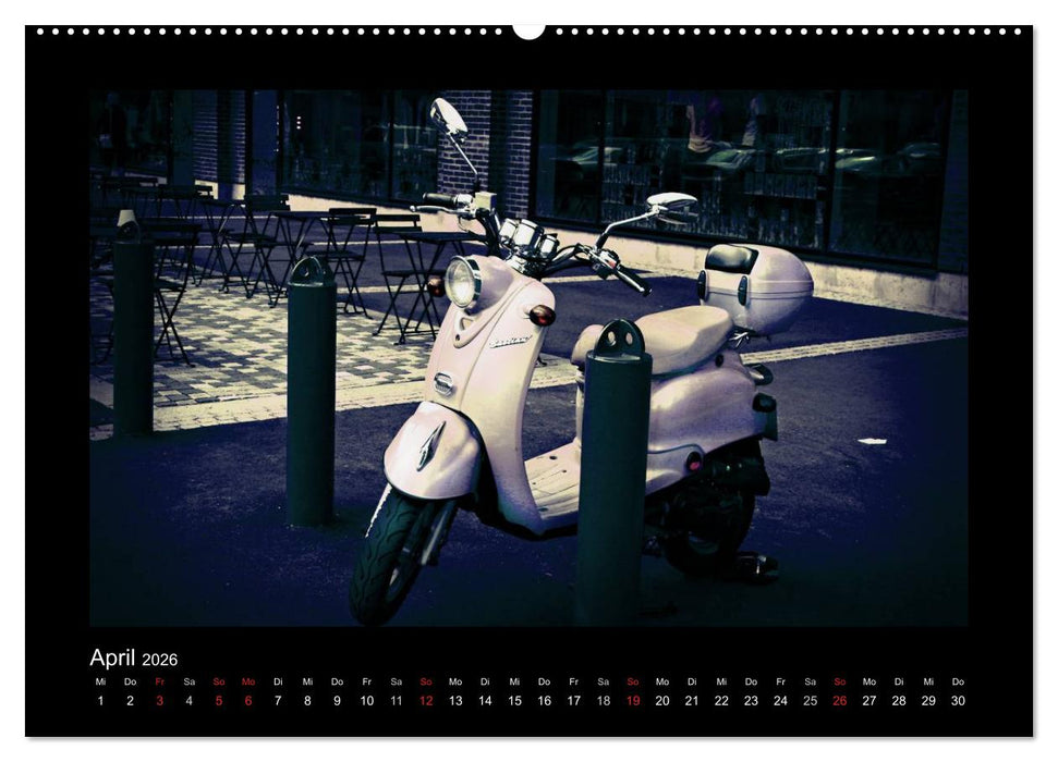 Motorroller (CALVENDO Wandkalender 2026)