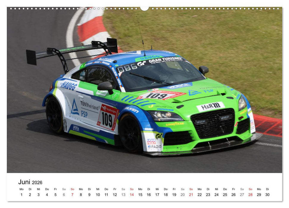 Die Vier Ringe im Motorsport (CALVENDO Premium Wandkalender 2026)