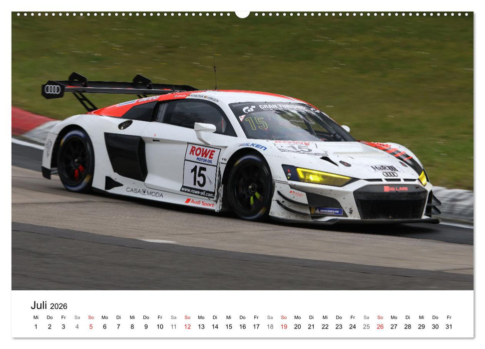Die Vier Ringe im Motorsport (CALVENDO Premium Wandkalender 2026)