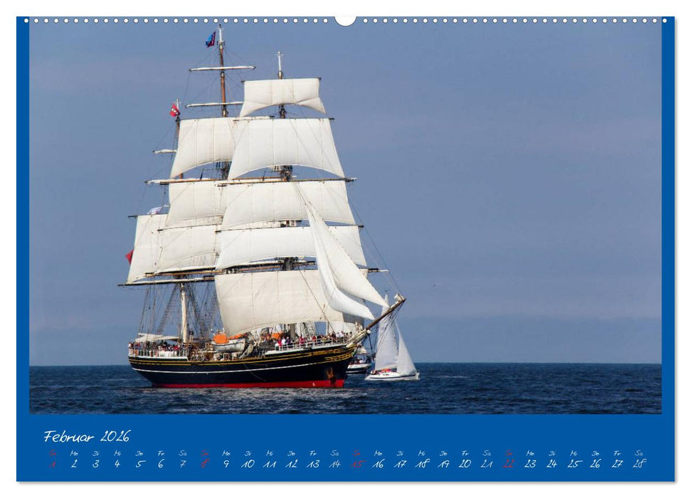 Unter Segeln (CALVENDO Wandkalender 2026)