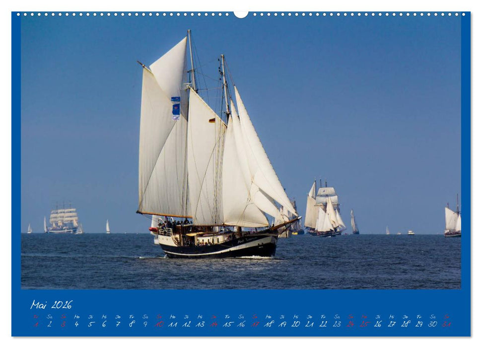 Unter Segeln (CALVENDO Wandkalender 2026)