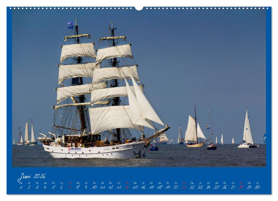 Unter Segeln (CALVENDO Wandkalender 2026)