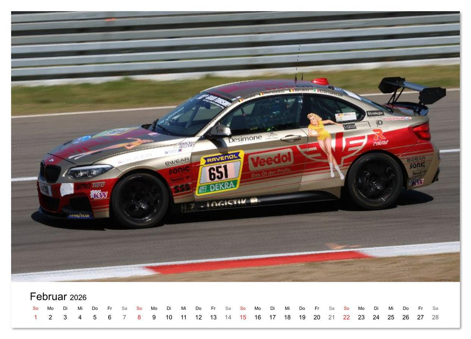 Bayerische Motoren Werke im Motorsport (CALVENDO Premium Wandkalender 2026)