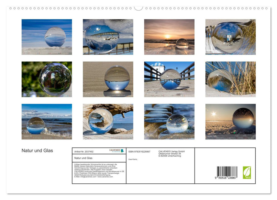 Natur und Glas (CALVENDO Premium Wandkalender 2026)