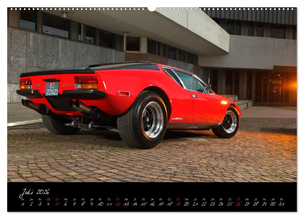 De Tomaso Pantera (CALVENDO Premium Wandkalender 2026)