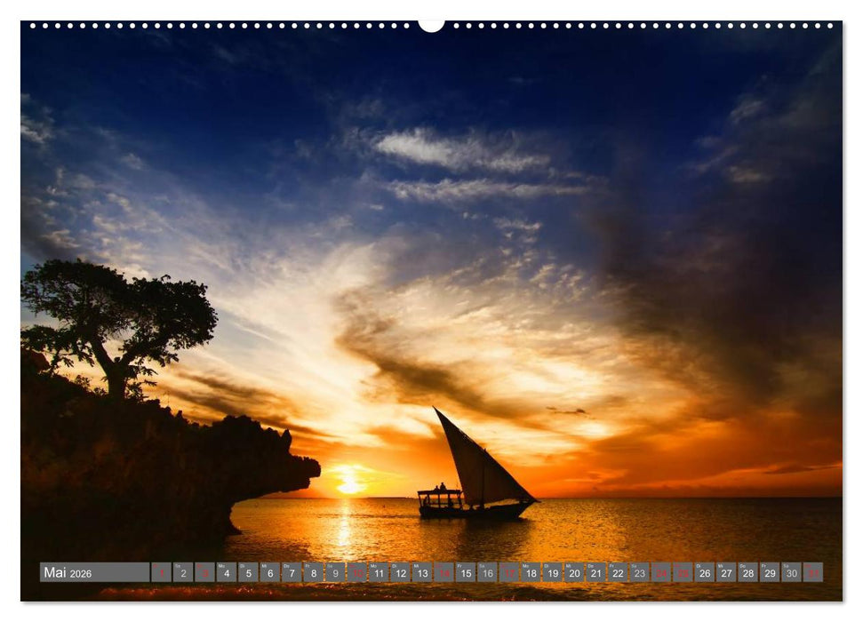 Sansibar (CALVENDO Premium Wandkalender 2026)