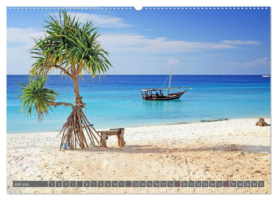 Sansibar (CALVENDO Premium Wandkalender 2026)