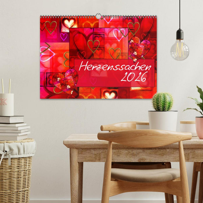Herzenssachen (CALVENDO Wandkalender 2026)