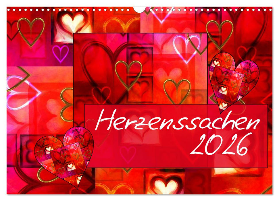 Herzenssachen (CALVENDO Wandkalender 2026)