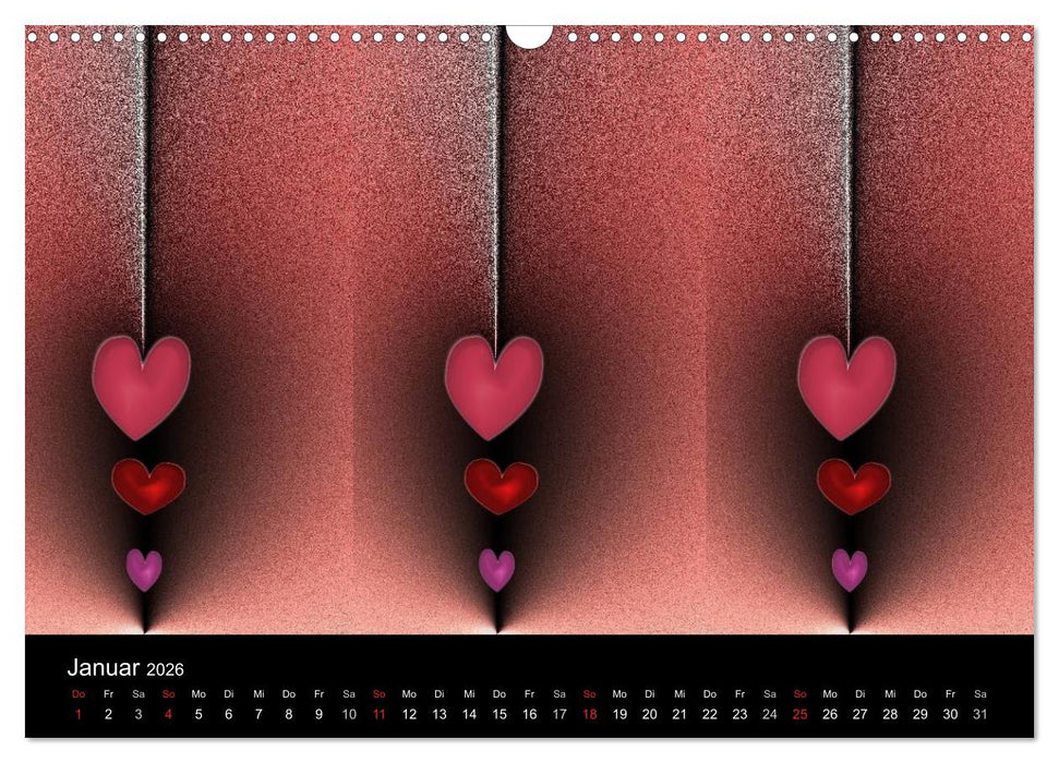 Herzenssachen (CALVENDO Wandkalender 2026)