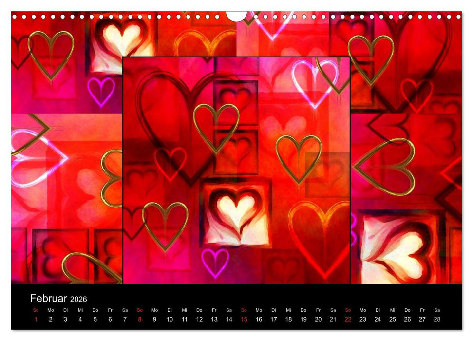 Herzenssachen (CALVENDO Wandkalender 2026)