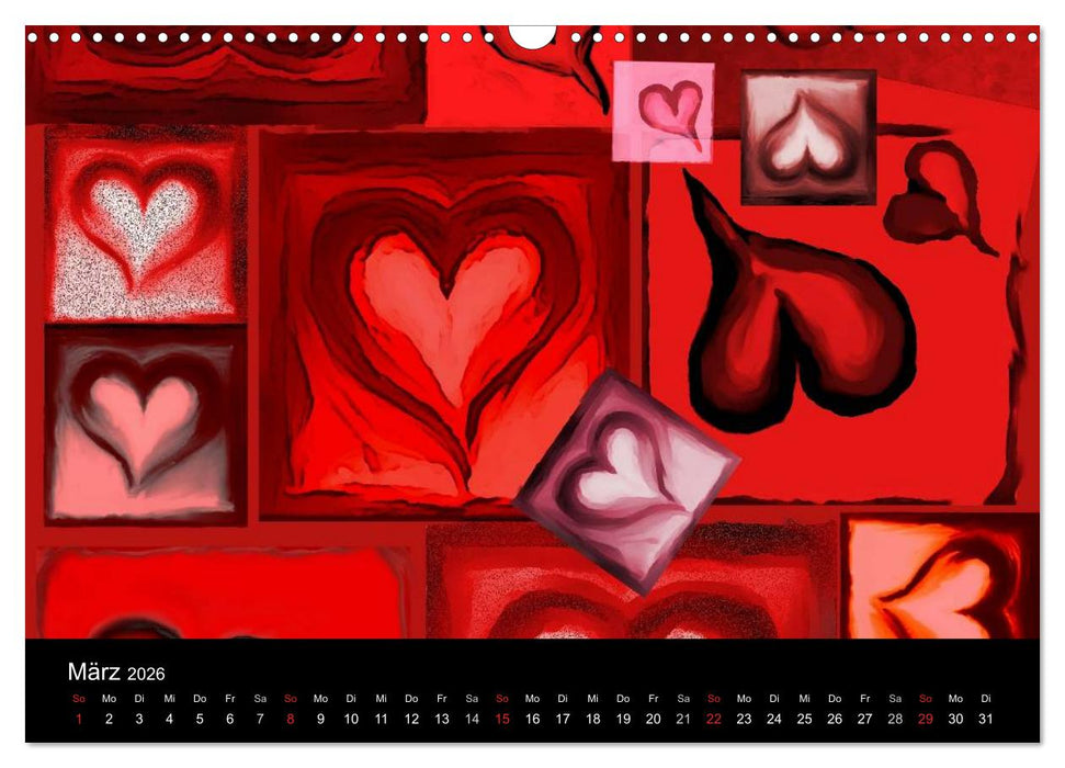 Herzenssachen (CALVENDO Wandkalender 2026)