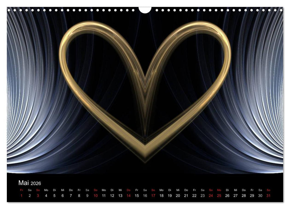 Herzenssachen (CALVENDO Wandkalender 2026)