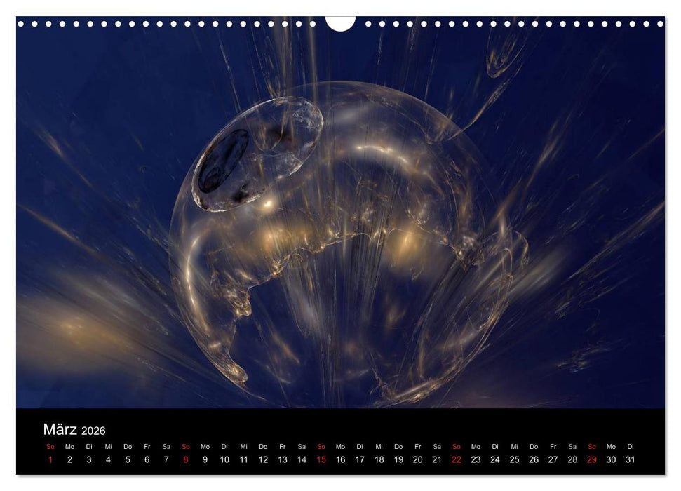 unbekannte Welten (CALVENDO Wandkalender 2026)