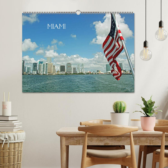 MIAMI (CALVENDO Wandkalender 2026)