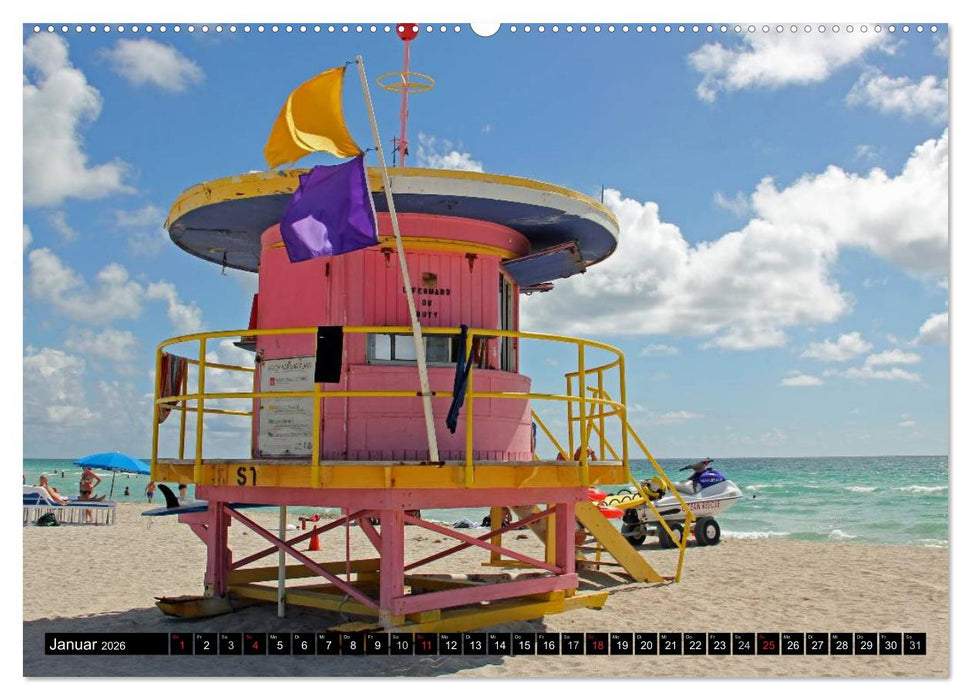 MIAMI (CALVENDO Wandkalender 2026)