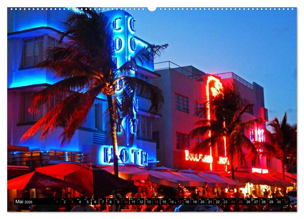 MIAMI (CALVENDO Wandkalender 2026)