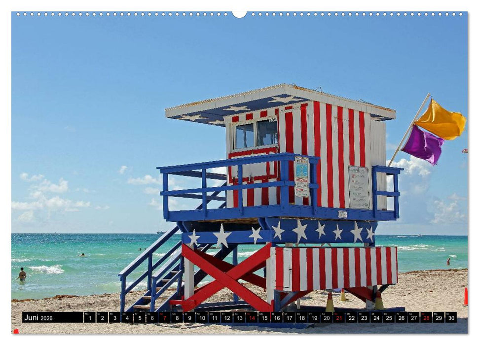 MIAMI (CALVENDO Wandkalender 2026)