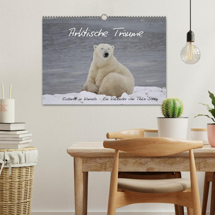 Arktische Träume - Eisbären in Kanada (CALVENDO Wandkalender 2026)