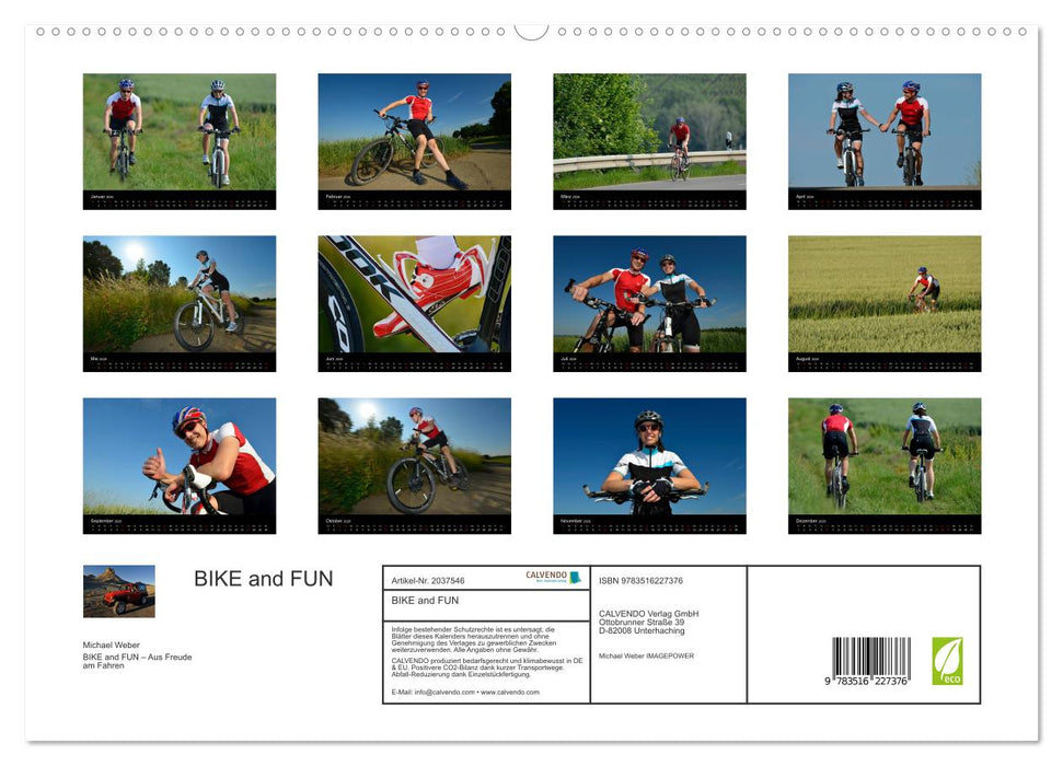 BIKE and FUN (CALVENDO Premium Wandkalender 2026)