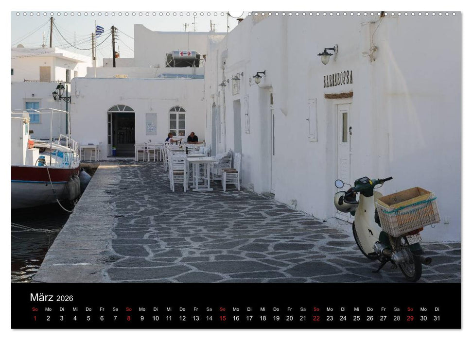 Kykladen - Inseln im Licht (CALVENDO Wandkalender 2026)