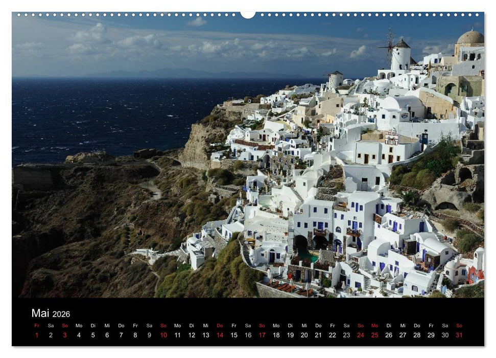 Kykladen - Inseln im Licht (CALVENDO Wandkalender 2026)